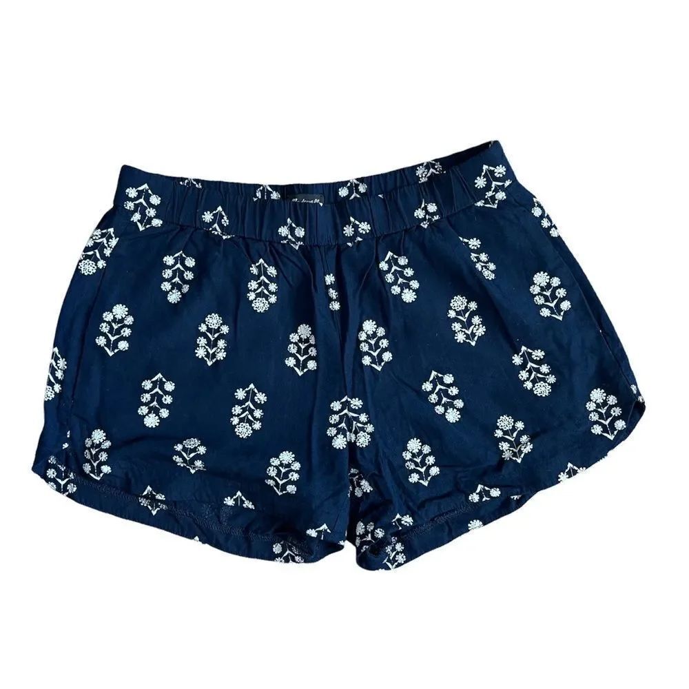 Madewell Pull-On Shorts in Vinefloral